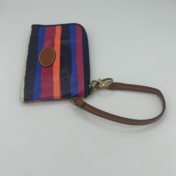 Fossil wristlet zipper pouch purse - Picture 3 of 9